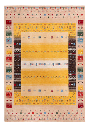 Alfombra Gabbeh - Loribaft Softy - 240 x 170 cm - oro