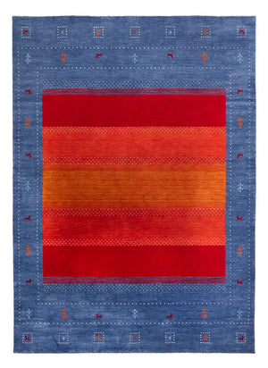 Alfombra Gabbeh - Loribaft Softy - 240 x 170 cm - azul