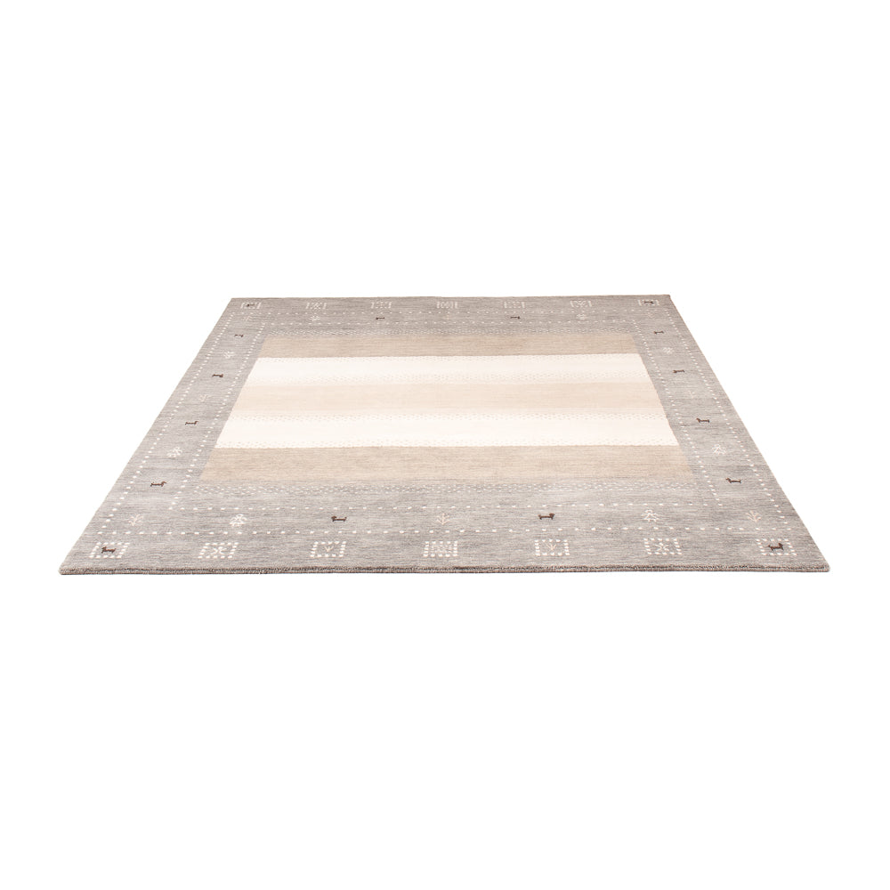 Alfombra Gabbeh - Loribaft Softy - 240 x 170 cm - gris