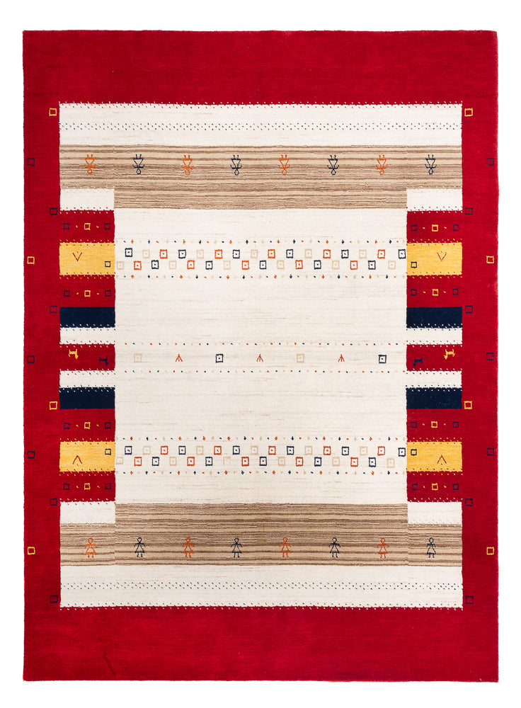 Alfombra Gabbeh - Loribaft Softy - 240 x 170 cm - multicolor