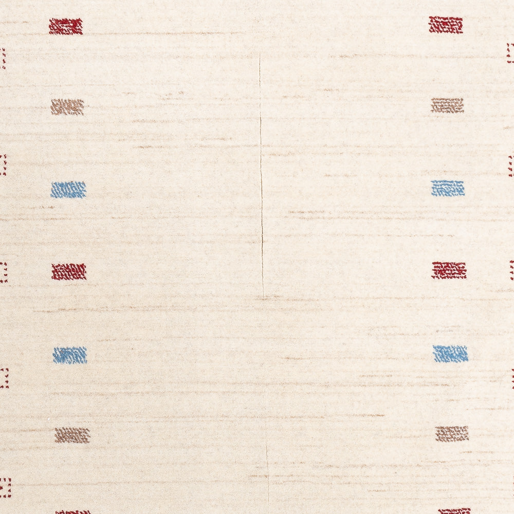Alfombra Gabbeh - Loribaft Softy - 240 x 170 cm - blanco natural