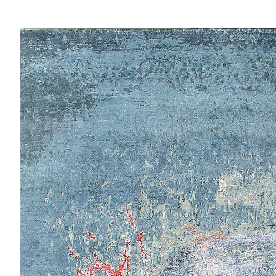 Alfombra de diseño - 242 x 163 cm - azul marino