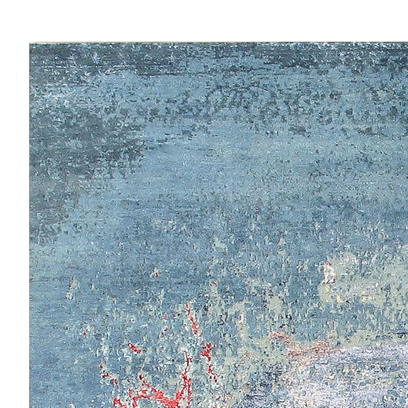 Alfombra de diseño - 242 x 163 cm - azul marino