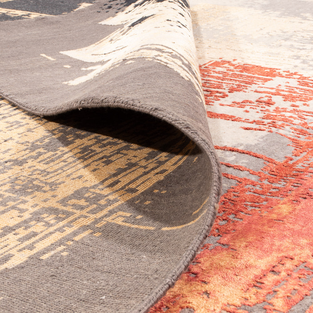 Alfombra de diseño - 306 x 240 cm - multicolor