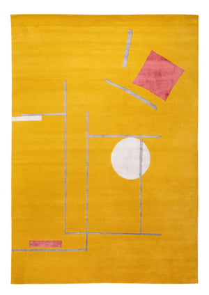 Alfombra de diseño - 242 x 171 cm - oro