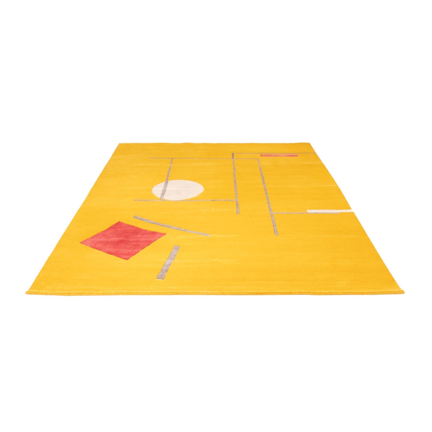 Alfombra de diseño - 242 x 171 cm - oro