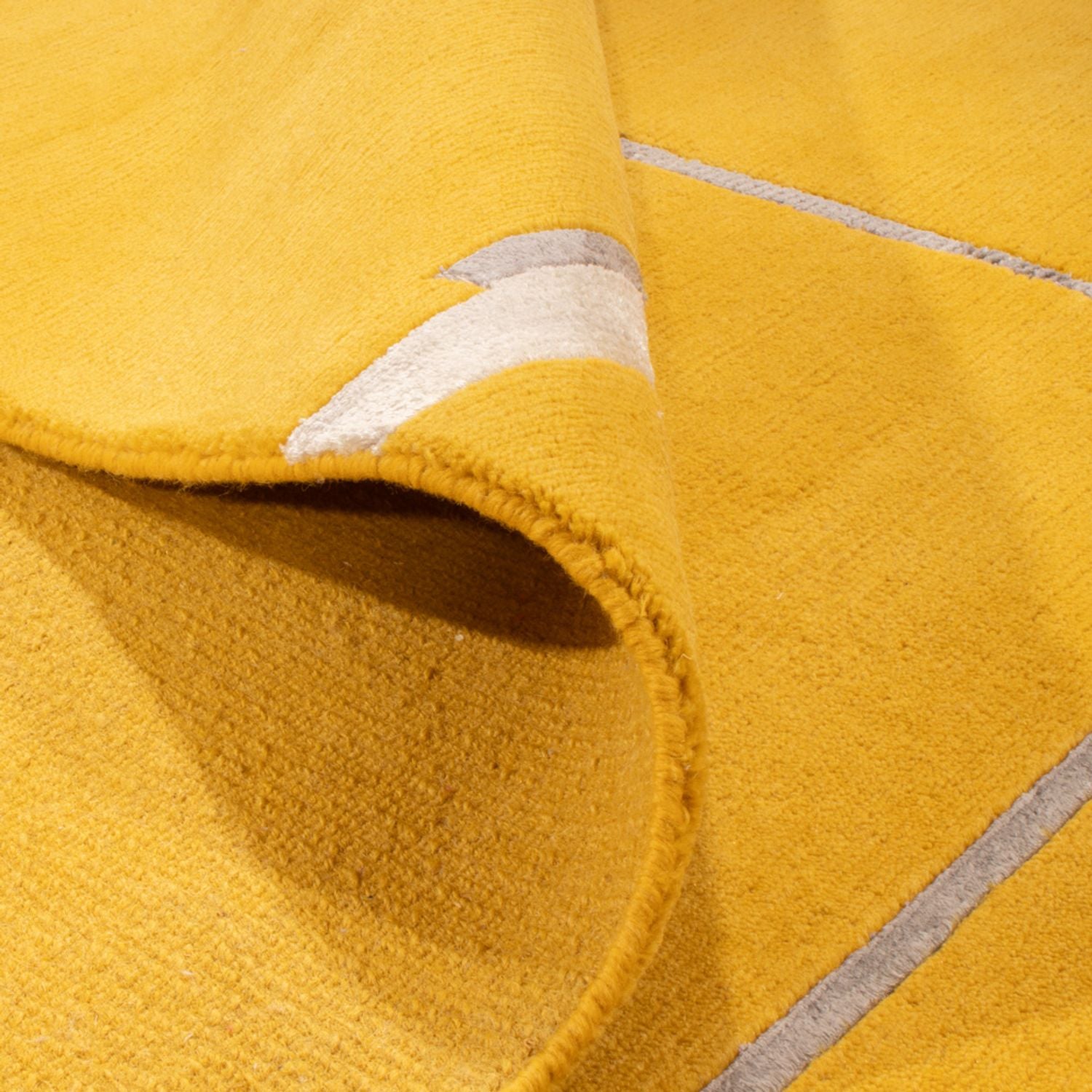 Alfombra de diseño - 242 x 171 cm - oro