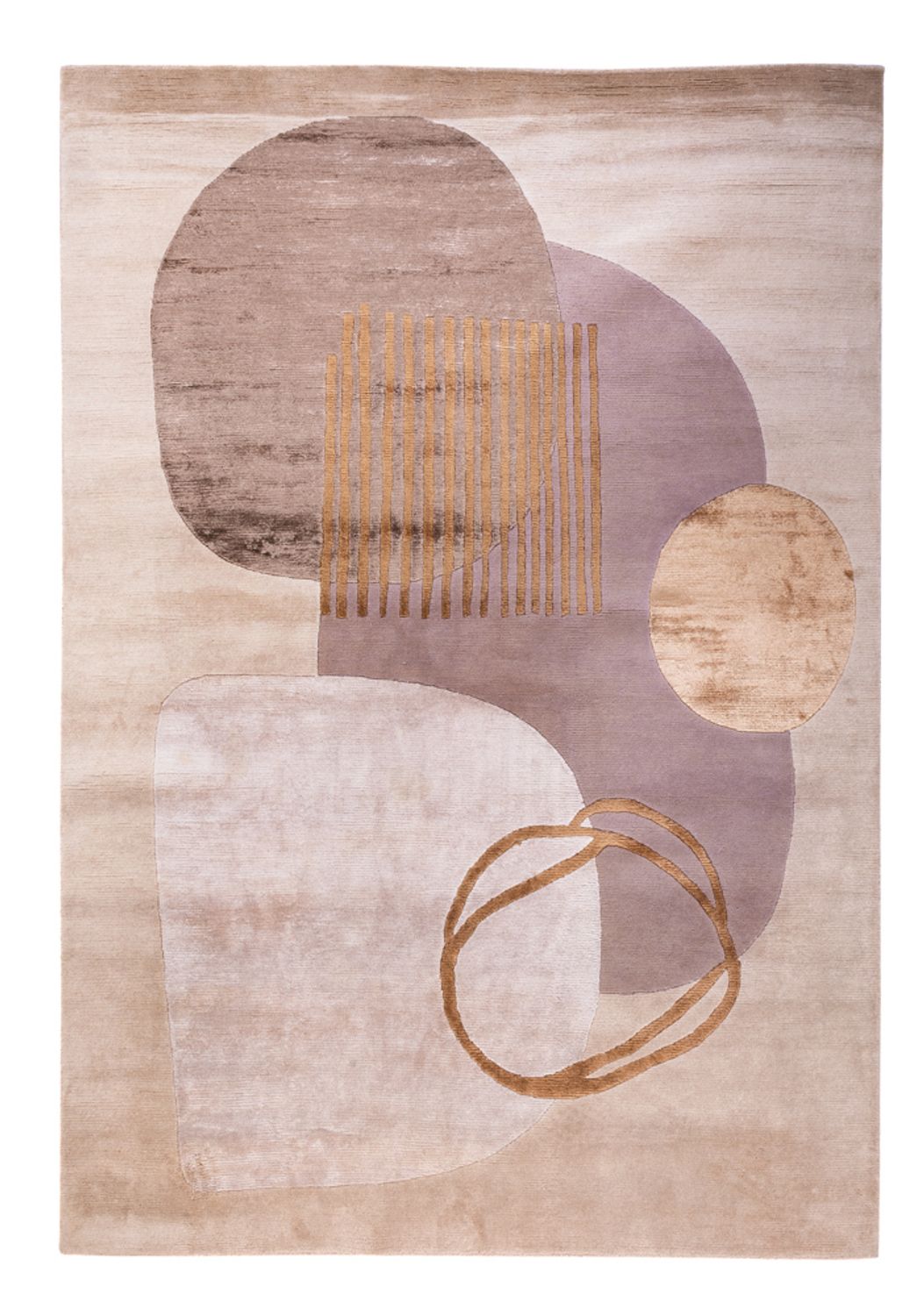 Alfombra de diseño - 241 x 166 cm - beige
