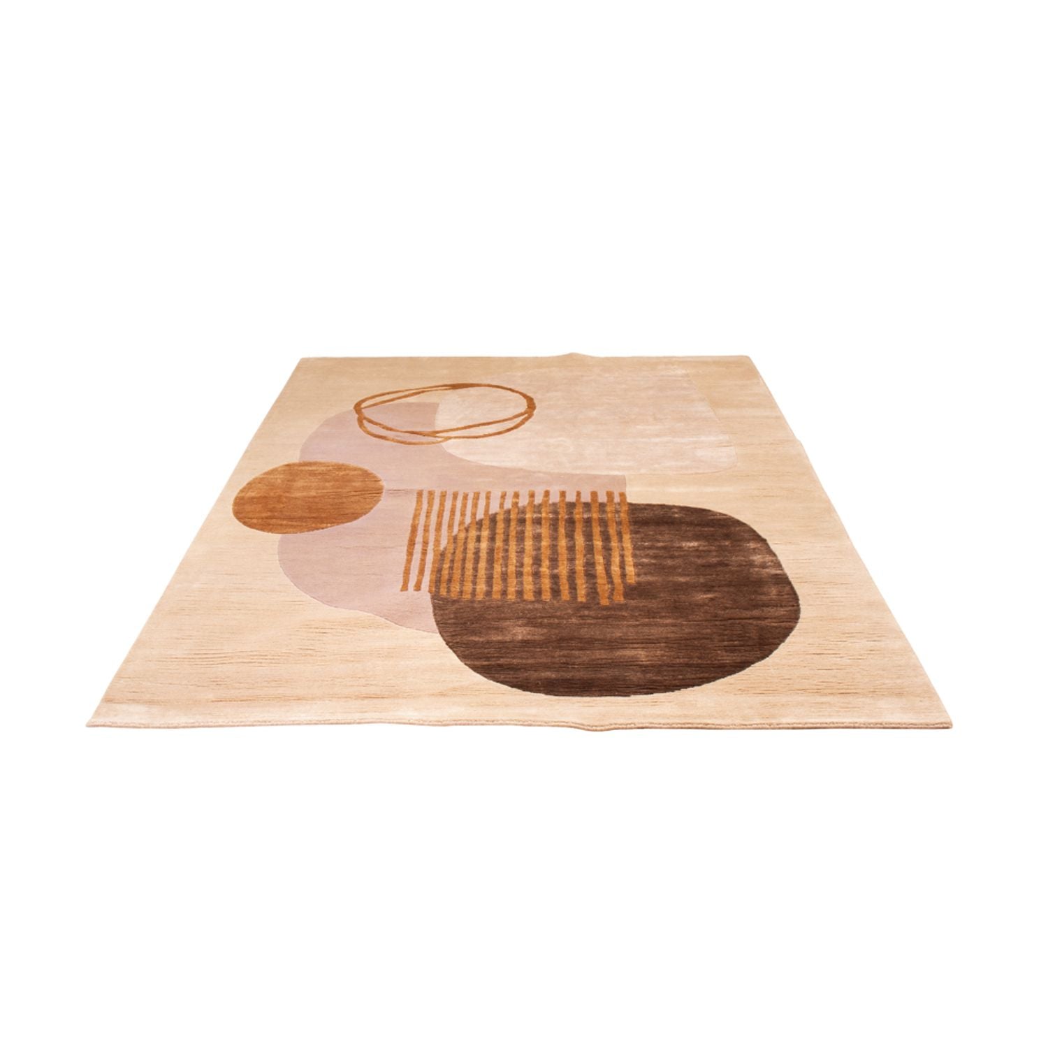 Alfombra de diseño - 241 x 166 cm - beige