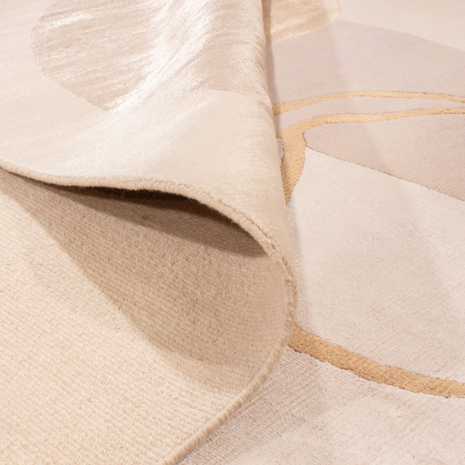 Alfombra de diseño - 241 x 166 cm - beige