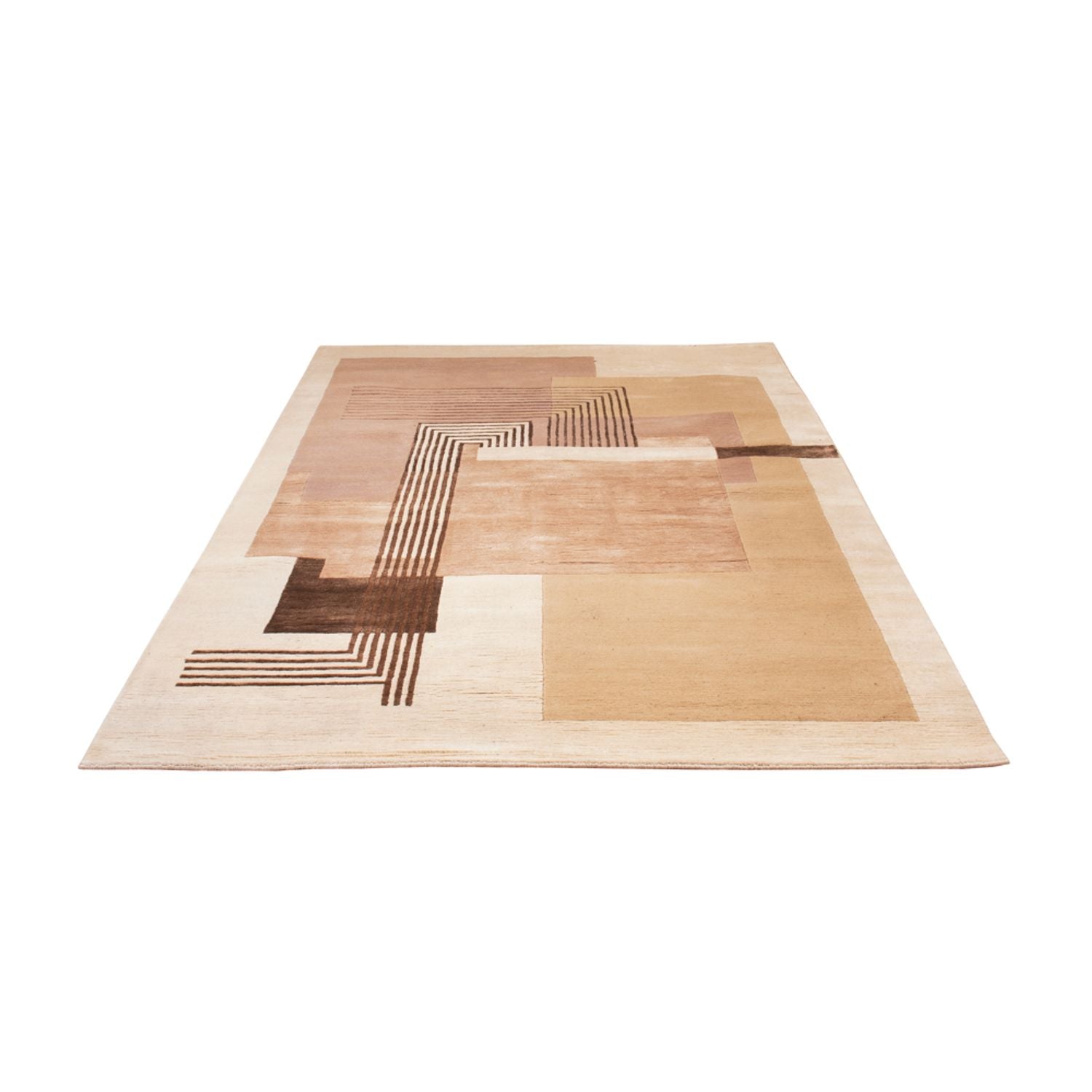 Alfombra de diseño - 244 x 169 cm - plata