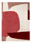 Alfombra de diseño - 200 x 140 cm - rosa