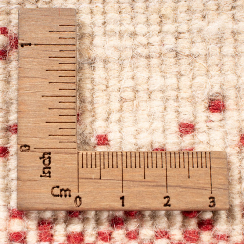 Alfombra Gabbeh - Loribaft Indus - 242 x 168 cm - crema