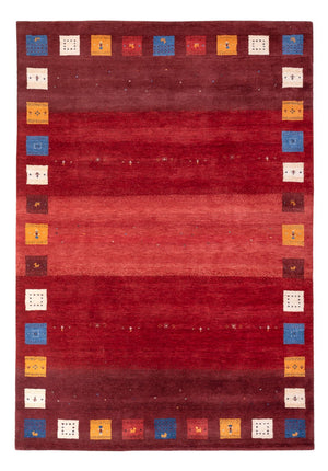 Alfombra Gabbeh - Loribaft Indus - 245 x 170 cm - rojo