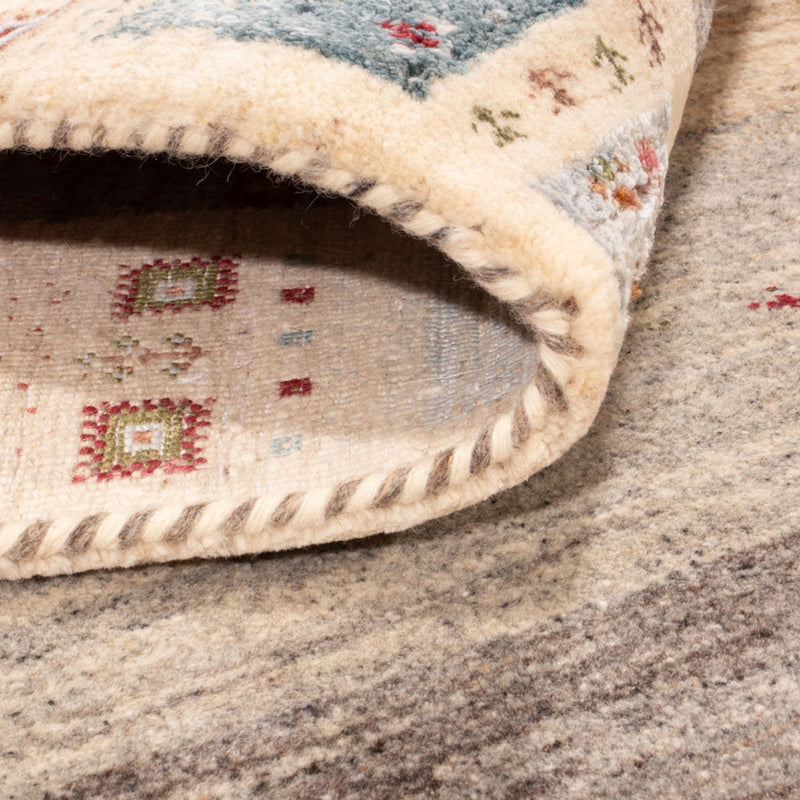 Alfombra Gabbeh - Loribaft Indus - 242 x 167 cm - natural