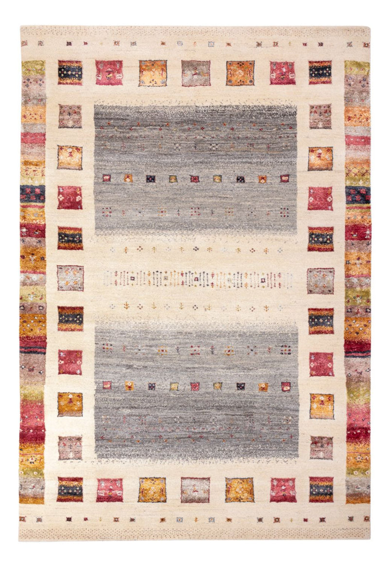 Alfombra Gabbeh - Loribaft Indus - 245 x 166 cm - natural