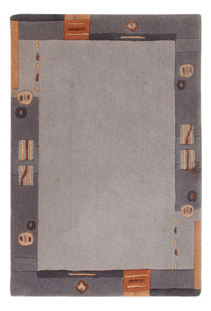 Alfombra de Nepal - 90 x 60 cm - gris