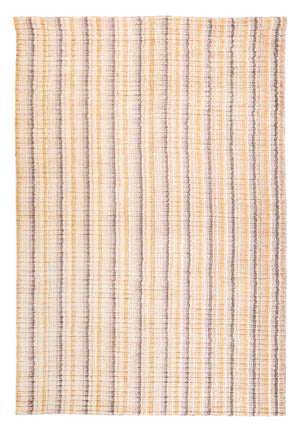 Alfombra de viscosa - 184 x 121 cm - beige