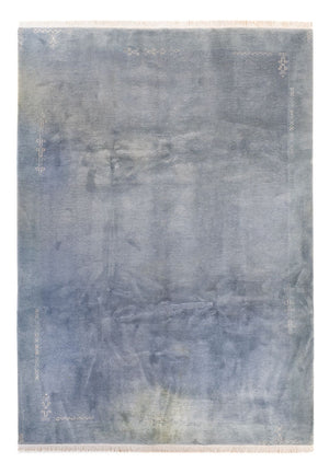 Alfombra de Nepal - 350 x 240 cm - azul claro