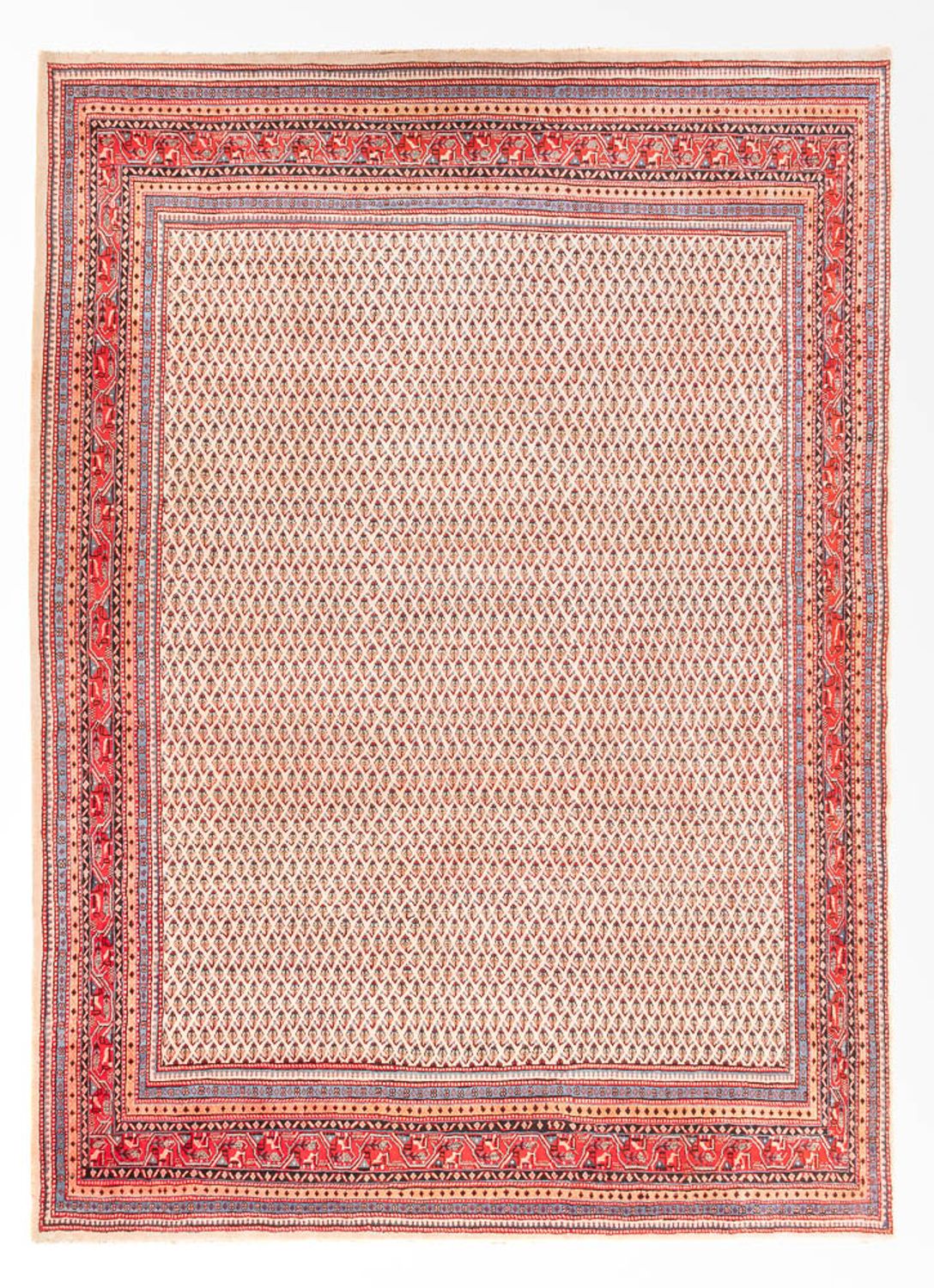 Alfombra persa - Mir - 375 x 285 cm - rojo claro