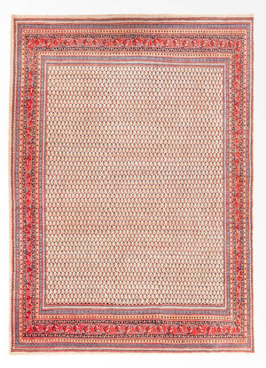 Alfombra persa - Mir - 375 x 285 cm - rojo claro