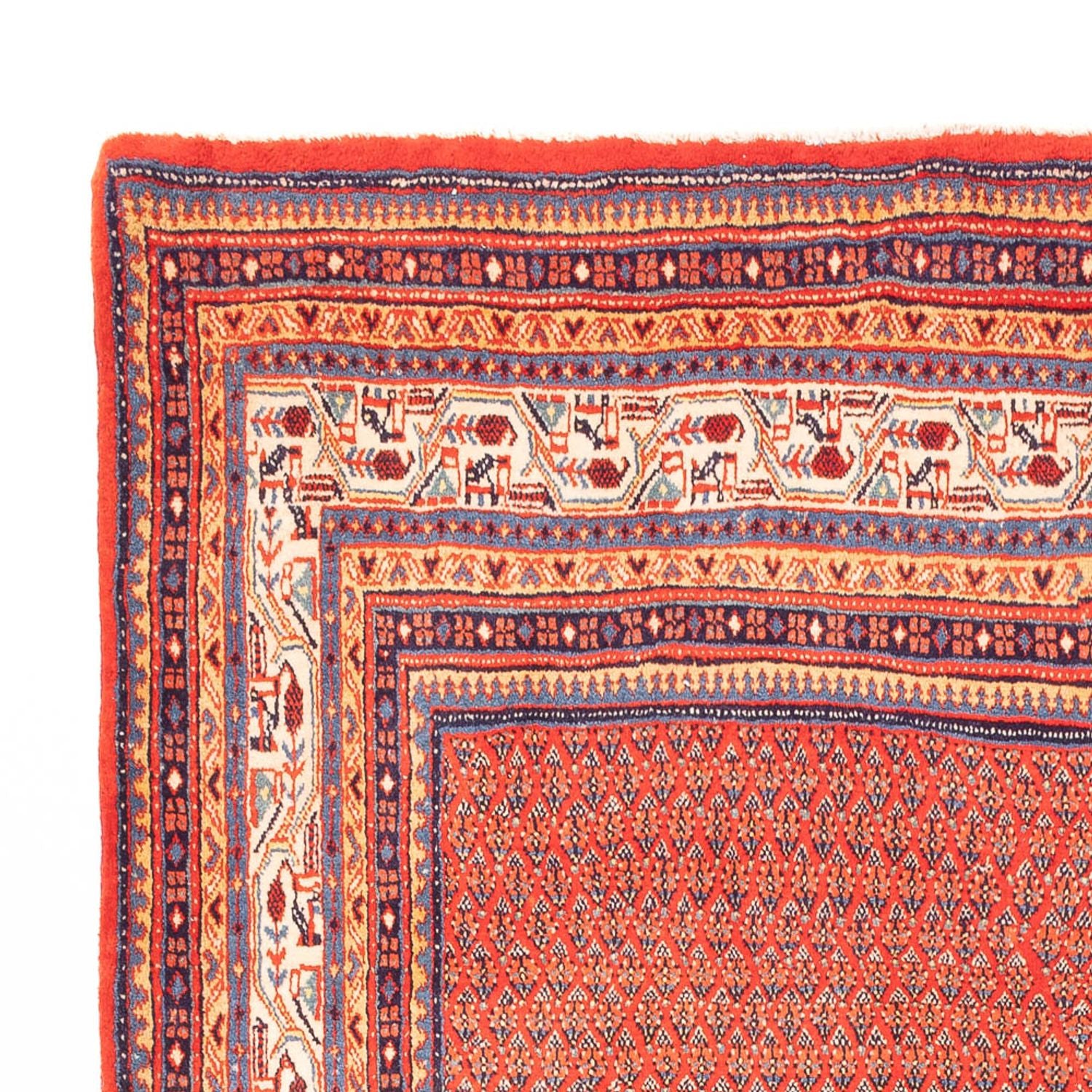 Alfombra persa - Mir - 320 x 225 cm - rojo claro