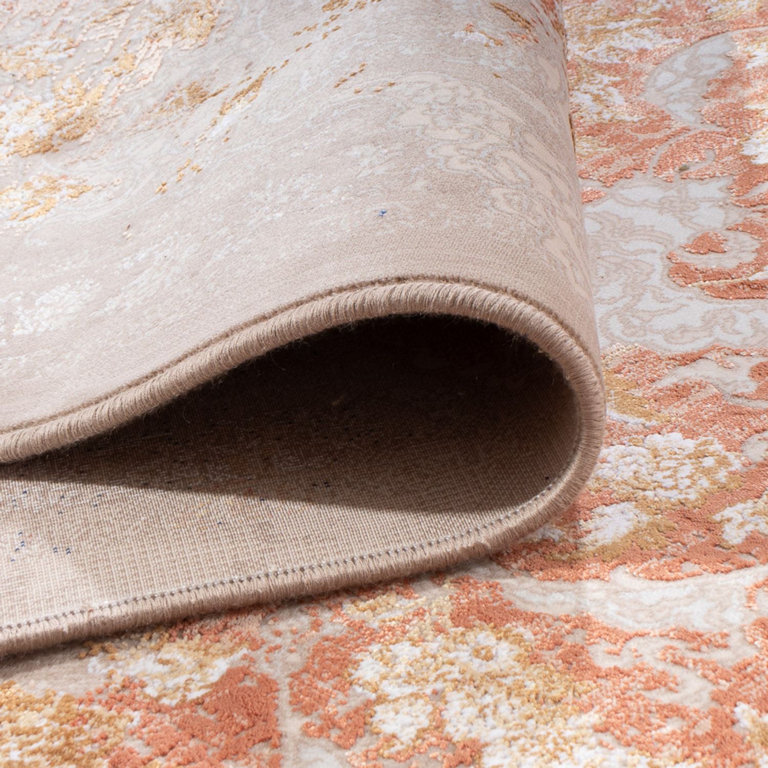 Alfombra tejida oriental - 350 x 250 cm - beige