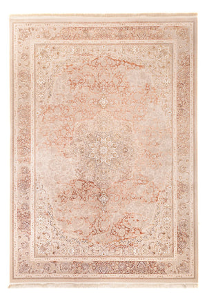 Alfombra tejida oriental - 350 x 250 cm - beige