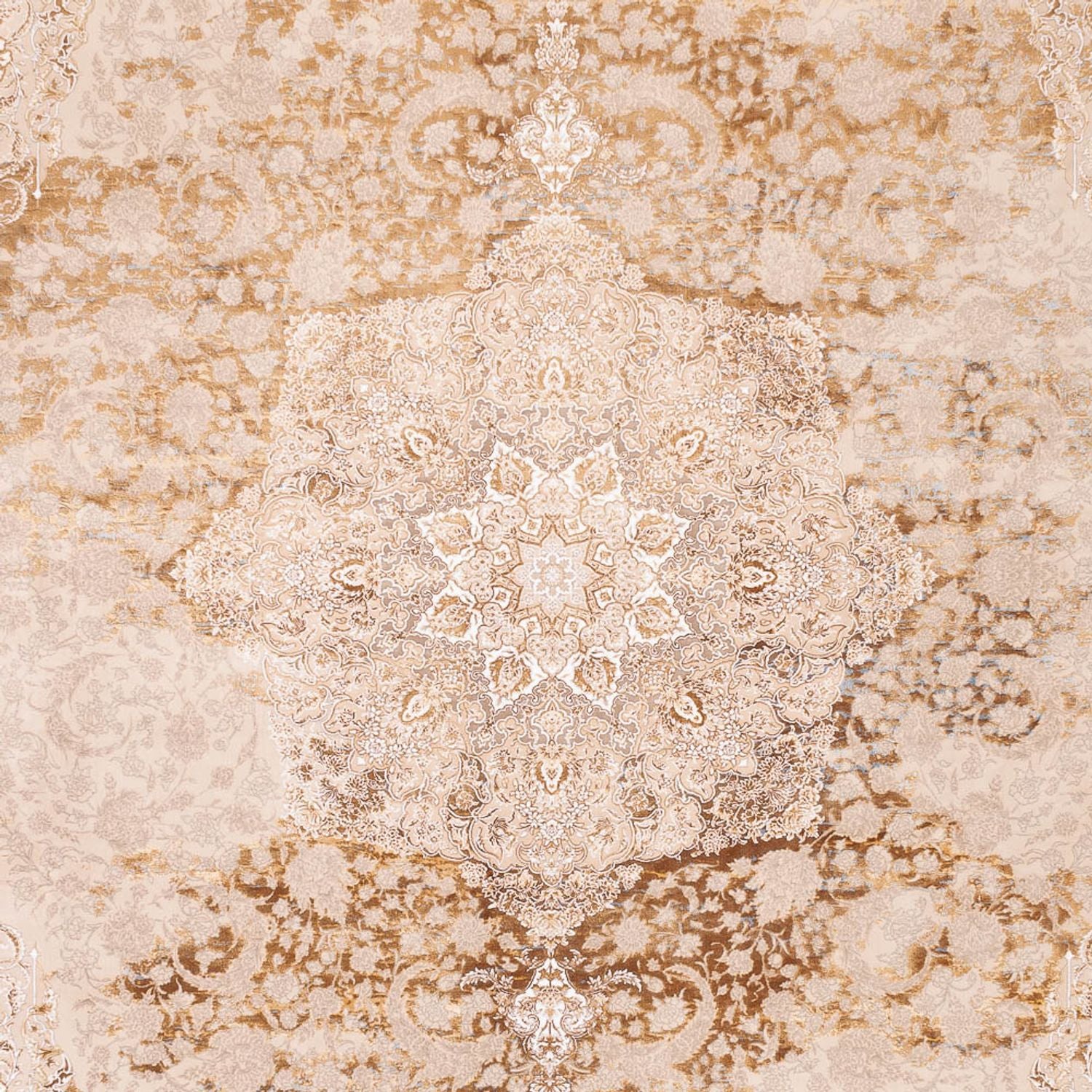 Alfombra tejida oriental - 350 x 250 cm - beige