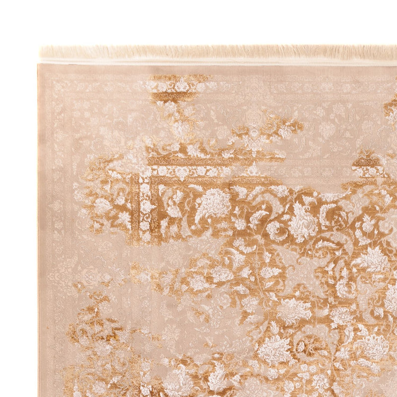 Alfombra tejida oriental - 350 x 250 cm - beige oscuro