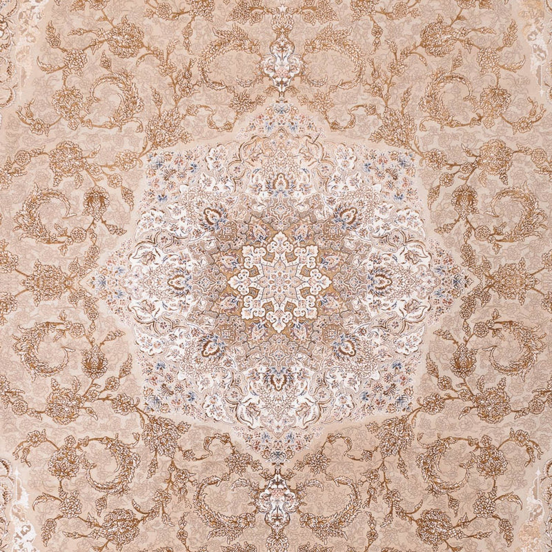 Alfombra tejida oriental - 350 x 250 cm - beige oscuro