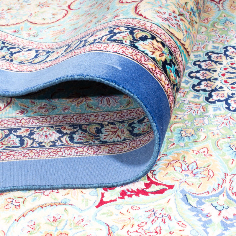 Alfombra persa - Ghom - 300 x 200 cm - azul