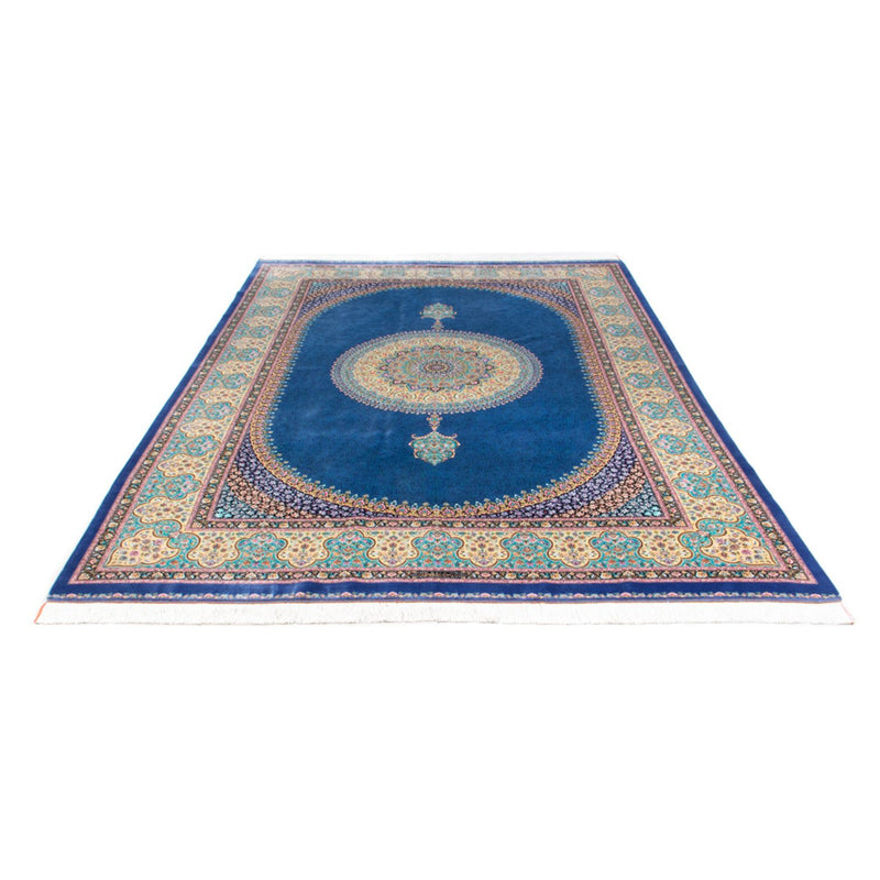 Alfombra persa - Ghom - 300 x 200 cm - azul