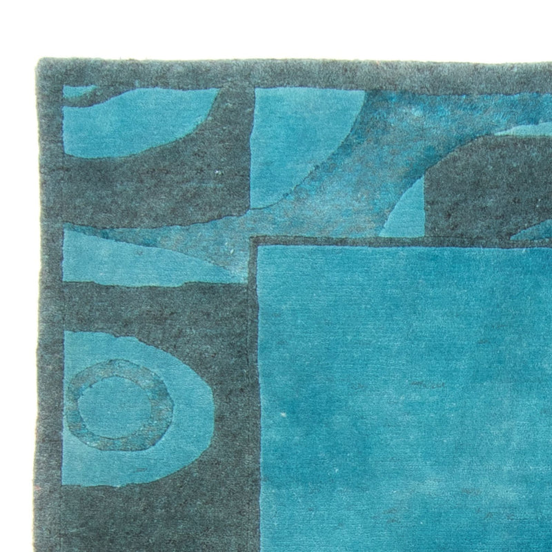 Alfombra de Nepal - 230 x 160 cm - azul claro