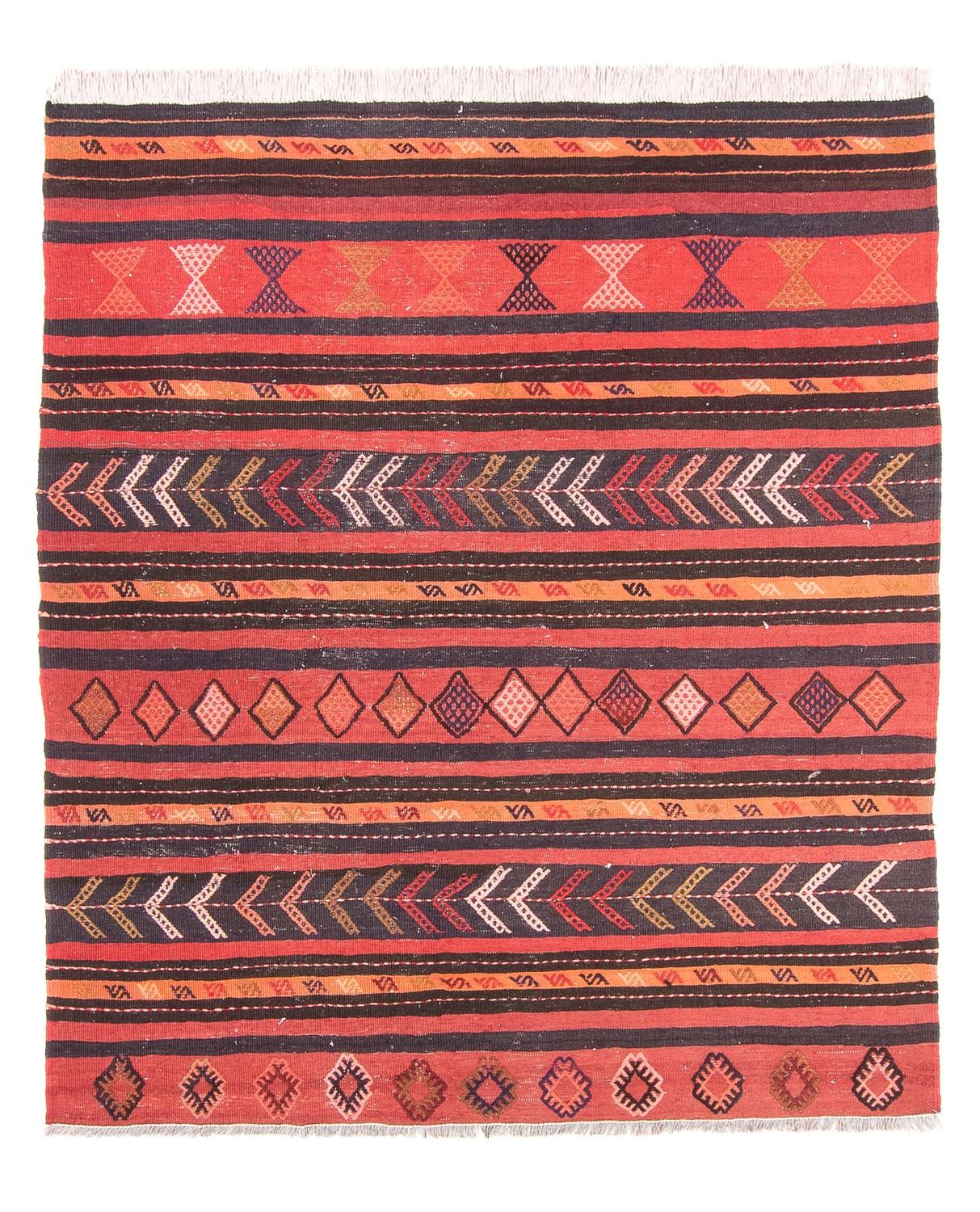 Alfombra Kelim - Antigua - 190 x 160 cm - multicolor