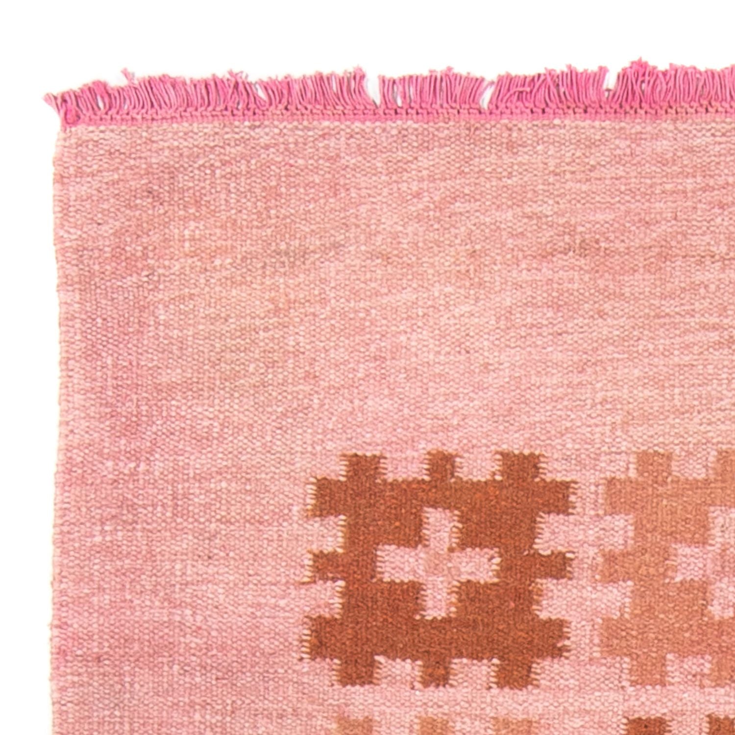 Alfombra Kelim - Tendencia - 179 x 117 cm - rosa