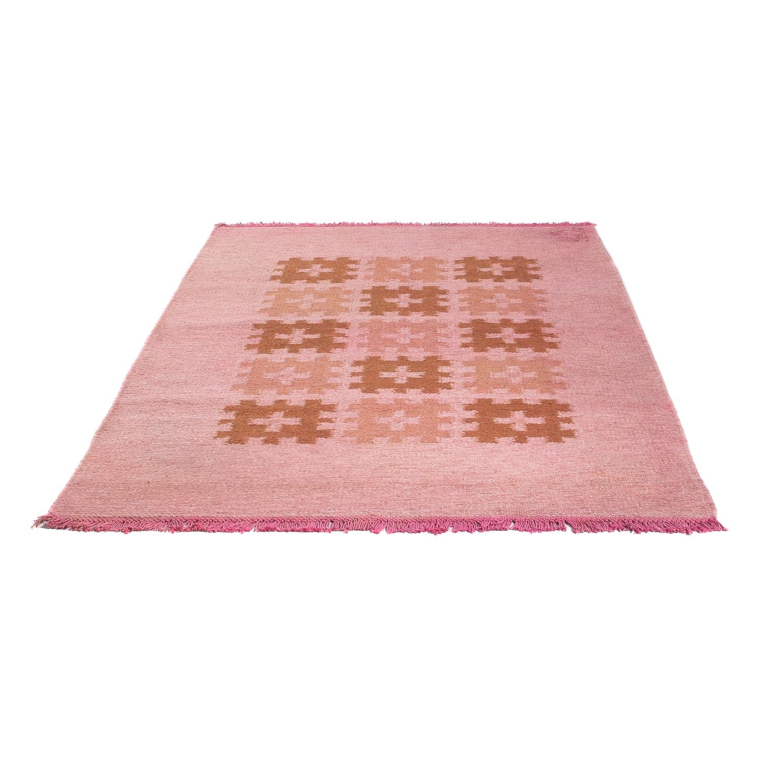Alfombra Kelim - Tendencia - 179 x 117 cm - rosa