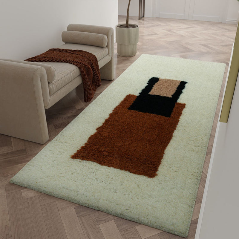 Alfombra de lana - Casablanca - alfombra de pasillo