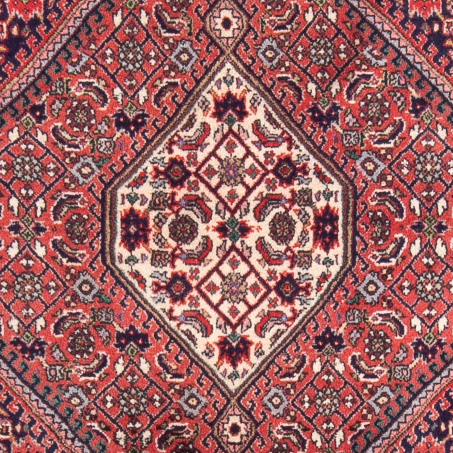 Alfombra persa - Bidjar - 105 x 75 cm - rojo