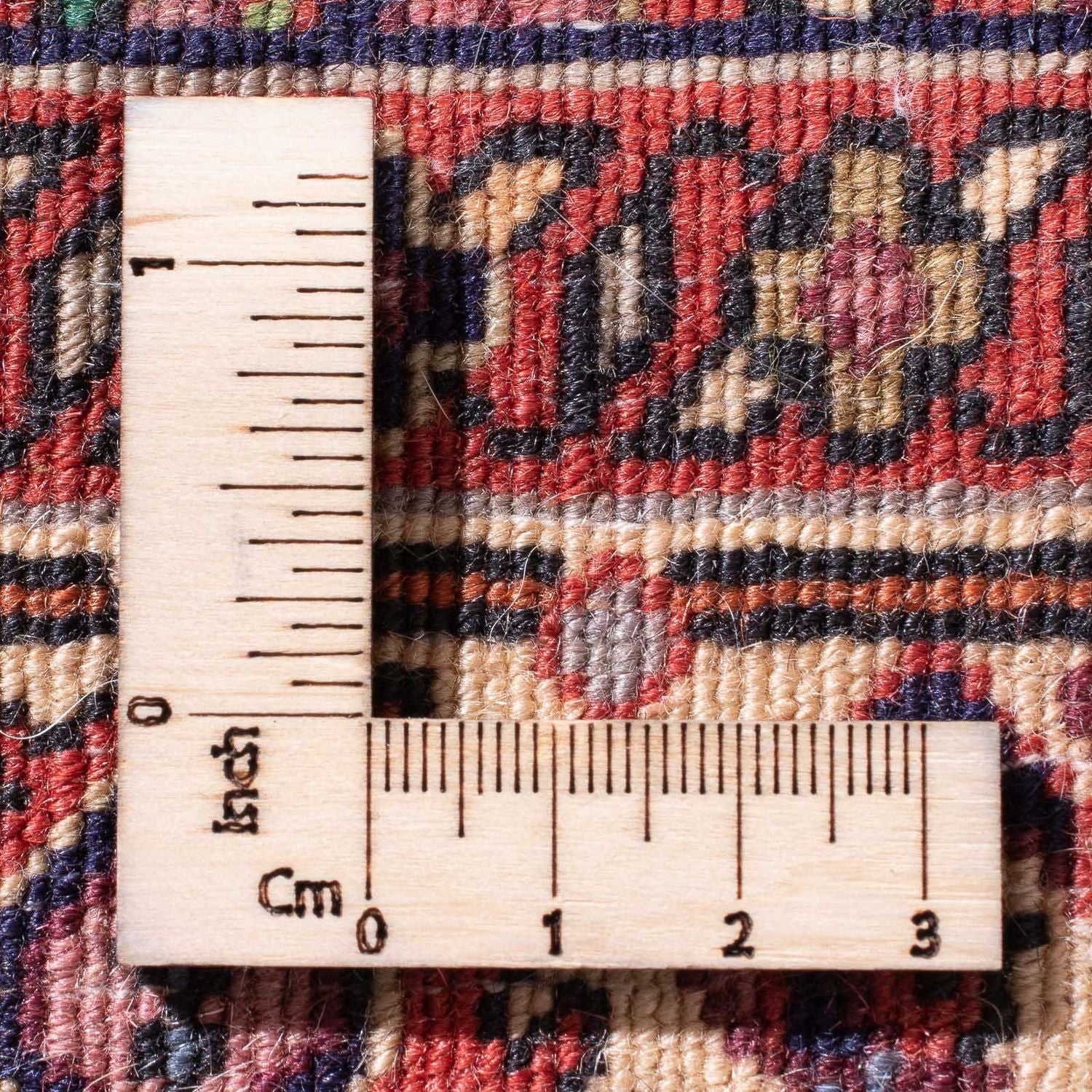 Alfombra persa - Bidjar - 105 x 75 cm - rojo