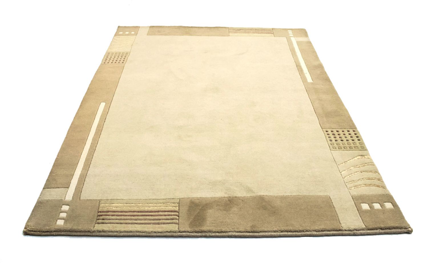 Alfombra de Nepal - 194 x 143 cm - beige