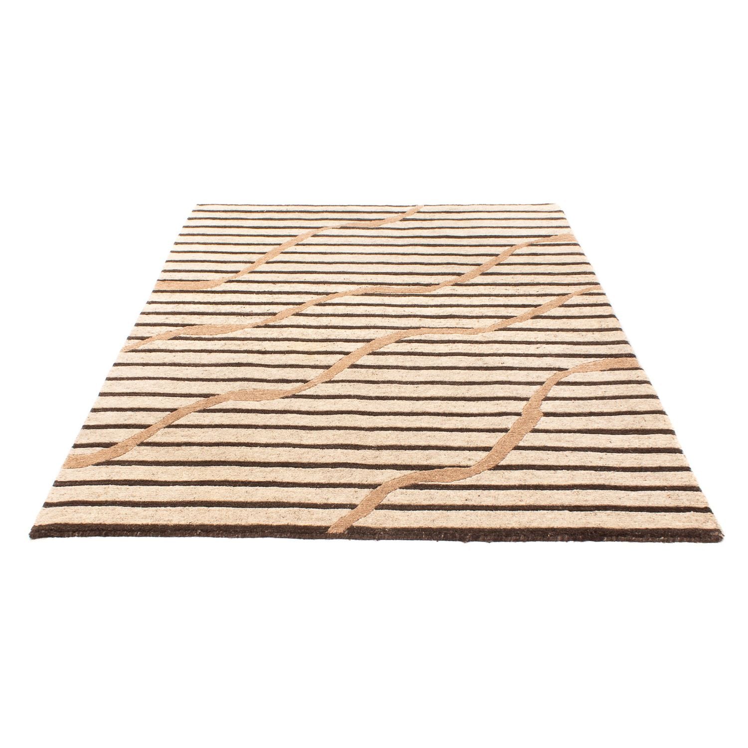 Alfombra de Nepal - 202 x 141 cm - beige
