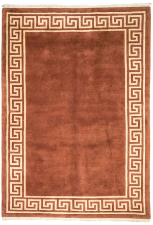 Alfombra de Nepal - 239 x 171 cm - marrón