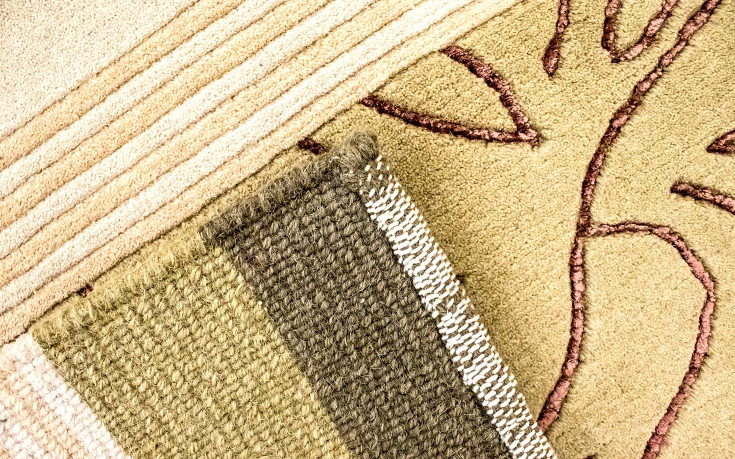 Alfombra de Nepal - 199 x 140 cm - beige
