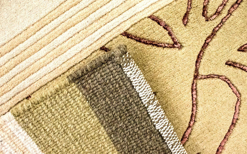 Alfombra de Nepal - 199 x 140 cm - beige