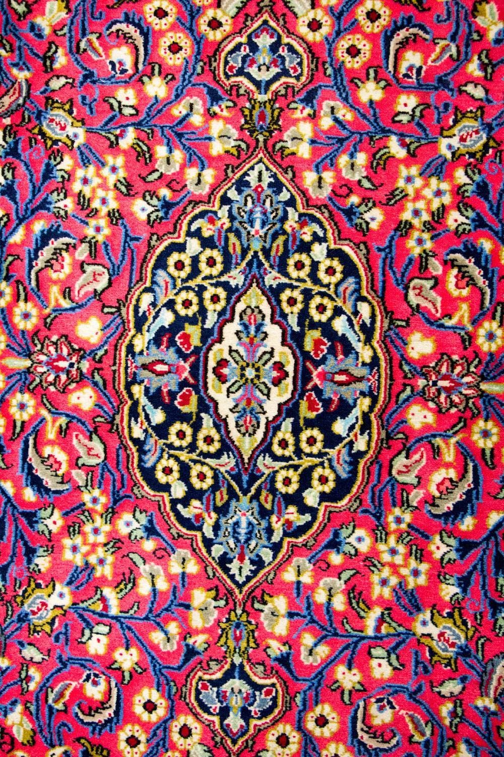 Alfombra de pasillo Alfombra persa - Ghom - 292 x 82 cm - multicolor