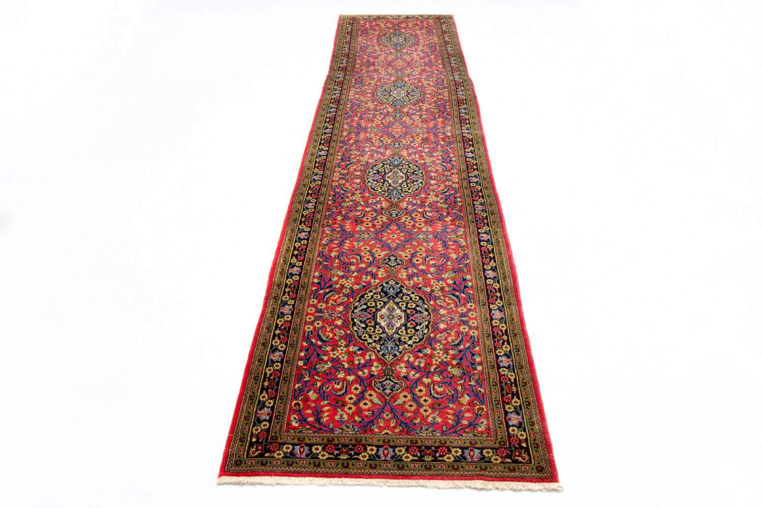 Alfombra de pasillo Alfombra persa - Ghom - 292 x 82 cm - multicolor