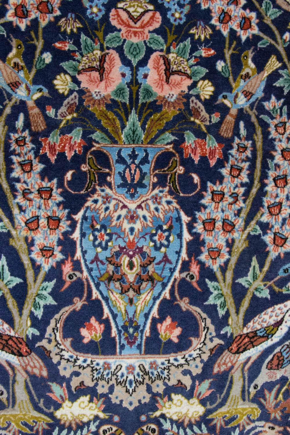 Alfombra Persa - Isfahan - Prima - 160 x 106 cm - azul oscuro