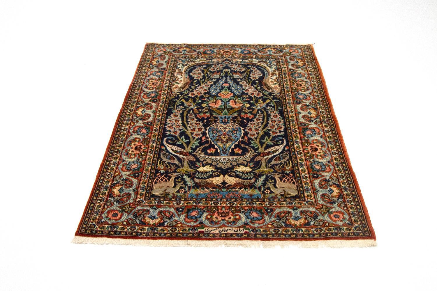 Alfombra Persa - Isfahan - Prima - 160 x 106 cm - azul oscuro