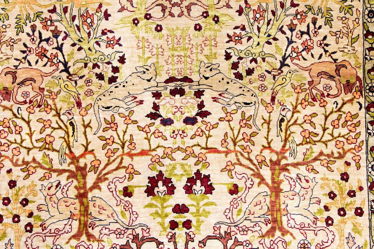 Alfombra de seda - Hereke seda - Prima - 150 x 92 cm - beige